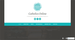 Desktop Screenshot of catholicsonline.net